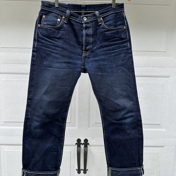 Iron Heart IH-666SII double indigo Japan selvedge denim size 33 - Picture 2 of 10